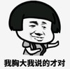 暴漫 文字表情包 我胸大我说的才对 搞笑 逗 沙雕