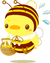 蜜蜂动态图片加特效图片