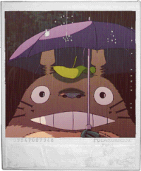 龙猫gif雨伞gif下雨gif动画gif