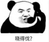 暴漫 熊猫头 晓得伐 搞笑 逗 沙雕
