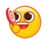 emoji 小黄脸 开心 得意 搞怪 逗