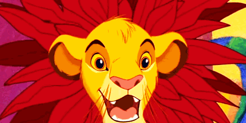 狮子王辛巴美国迪士尼动画可爱gif动图