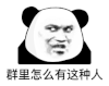 暴漫 熊猫头 群里怎么有这种人 搞怪 逗