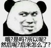 暴漫 熊猫头 哦是吗所以呢然后呢后来怎么了 搞笑 逗 沙雕