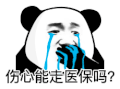 暴漫 熊猫头 伤心能走医保吗 搞怪 逗