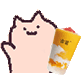 小猫咪摇饮料 摇可乐 魔性 可爱 沙雕