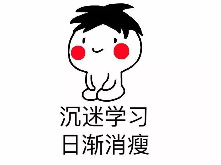 我爱学习 沉迷学习 日渐削瘦 白人 得瑟