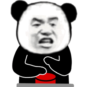 熊猫扇耳朵表情包gif图片
