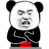 暴漫 熊猫头 +1 动态 搞怪 逗