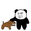 暴漫 熊猫头 狗 搞怪 逗