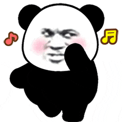 暴漫 熊猫头 爱你 搞怪 逗