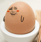 捏碎鸡蛋的表情包图片