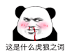 暴漫 熊猫头 这是什么虎狼之词 搞怪 逗