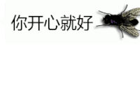 聊天表情 苍蝇 开心就好 不错 搞怪 逗
