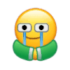 emoji 流泪 揣手手 过冬 搞怪 逗