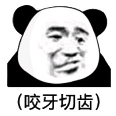 大熊猫 表情包生气图片