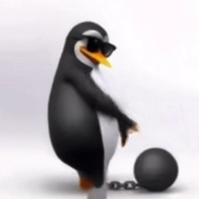 恶俗企鹅 戴墨镜的企鹅 沙雕 抽象