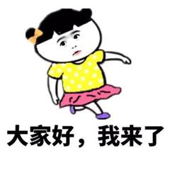 我来了 搞笑 斗图 可爱