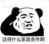 暴漫 熊猫头 这得是什么家庭条件啊 冒汗 搞怪 逗
