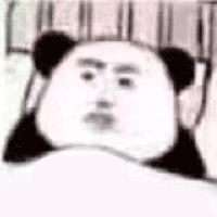 暴漫 熊猫头 思考 搞怪 逗