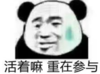暴漫 熊猫头 活着嘛重在参与 搞笑 逗 沙雕