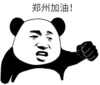 暴漫 熊猫头 郑州加油 搞笑 逗 沙雕