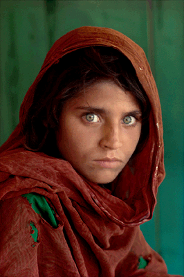 沙尔巴特·古拉国家地理阿富汗女孩贫穷gif动图