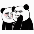 暴漫 熊猫头 悄悄话 搞怪 逗
