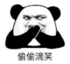 暴漫 熊猫头 偷偷滴笑 搞怪 逗