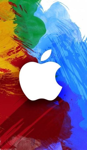 苹果彩色logo壁纸图片