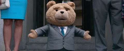 泰迪熊电影表情包图片