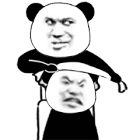 暴漫 熊猫头 洗头 搞怪 逗