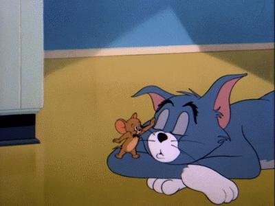 貓和老鼠 湯姆 傑瑞 睡覺 撫摸 tom and jerry