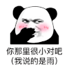 暴漫 熊猫头 你那里很小对吧 搞怪 逗