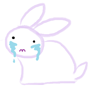 兔子表情包流泪图片
