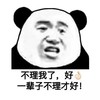 暴漫 熊猫头 不理我了 一辈子不理才好 搞怪 逗