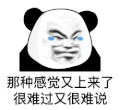 暴漫 熊猫头 那种感觉又上来了很难过又很难说 搞怪 逗