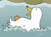 鸭子动态图 卡通图片
