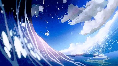 海水gif浪花gif石頭gif黑色gif