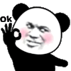 暴漫 熊猫头 ok 搞怪 逗