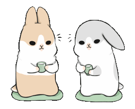 两只兔子 动态图图片