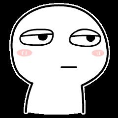 小白人黄宝宝斜眼快看我嫌弃你的眼神gif动图_动态图_表情包下载_soo