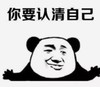 暴漫 熊猫头 你要认清自己 搞笑 逗 沙雕