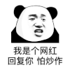 暴漫 熊猫头 我是个网红回复你怕炒作 搞怪 逗