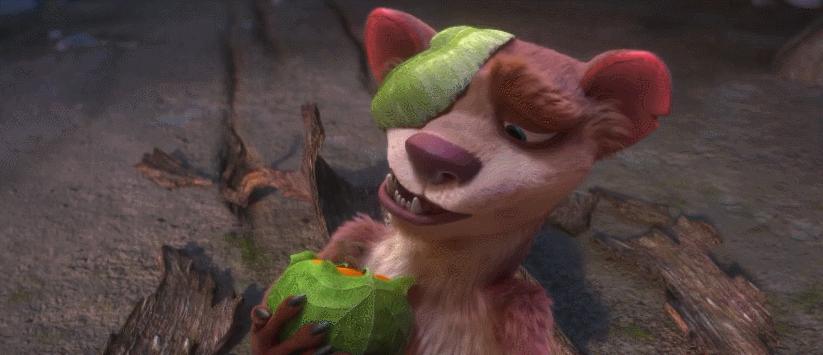 举 冰川时代5 动物 南瓜 巴克 电影 萌 黄鼠狼