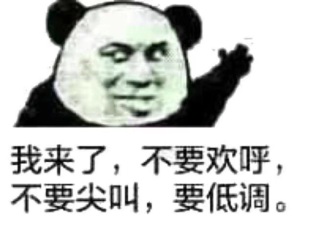 保持低调表情包图片