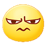 小黄脸 emoji 小黄豆 生气 表情