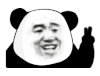 暴漫 熊猫头 耶 搞怪 逗