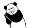 暴漫 熊猫头 害羞 搞怪 逗