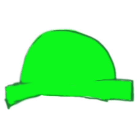 微信表情包绿色的帽子图片